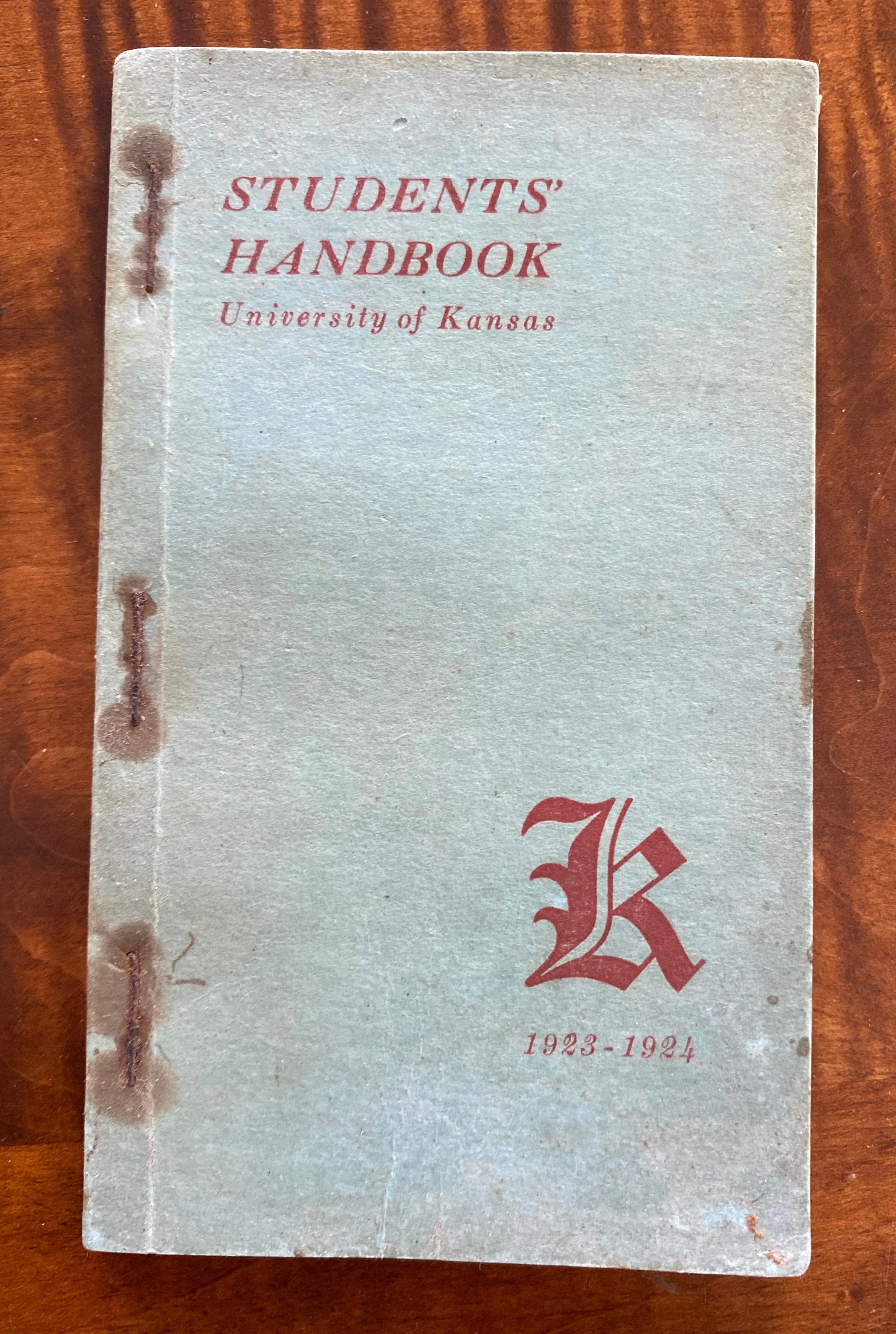 K Book 1923-24
