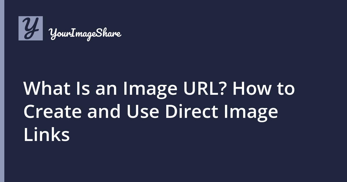 How to Get an Image URL (Free, No Signup)